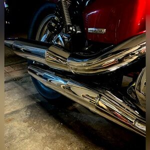 2009 honda shadow by750 oem exhaust system
